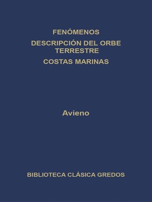 cover image of Fenómenos. Descripción del Orbe terrestre. Costas marinas.